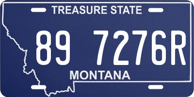 MT license plate 897276R