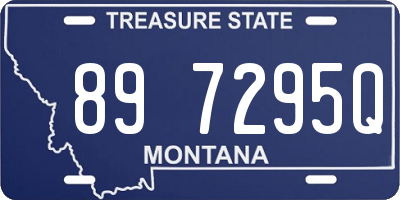 MT license plate 897295Q
