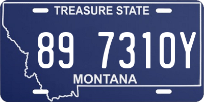 MT license plate 897310Y