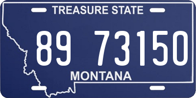 MT license plate 897315O