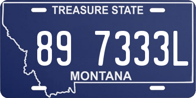 MT license plate 897333L