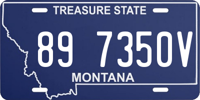 MT license plate 897350V