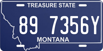 MT license plate 897356Y