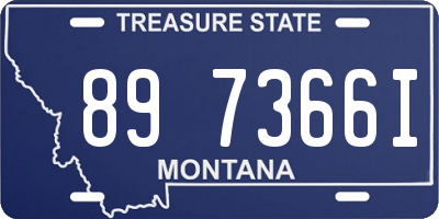 MT license plate 897366I