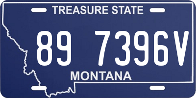 MT license plate 897396V