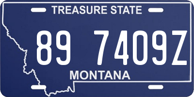 MT license plate 897409Z