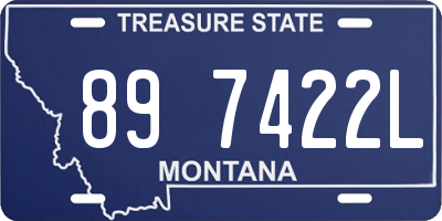 MT license plate 897422L