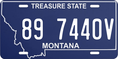 MT license plate 897440V