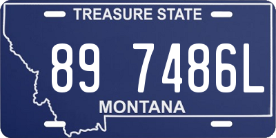 MT license plate 897486L