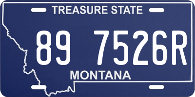 MT license plate 897526R