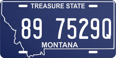 MT license plate 897529Q
