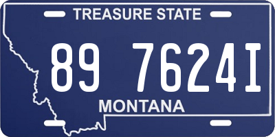 MT license plate 897624I