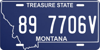 MT license plate 897706V