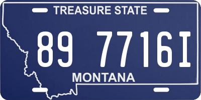 MT license plate 897716I