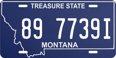 MT license plate 897739I
