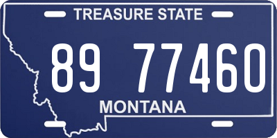 MT license plate 897746O