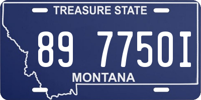 MT license plate 897750I