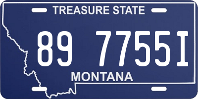 MT license plate 897755I