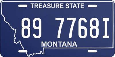 MT license plate 897768I