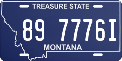 MT license plate 897776I