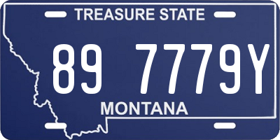 MT license plate 897779Y