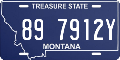 MT license plate 897912Y