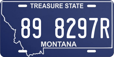MT license plate 898297R
