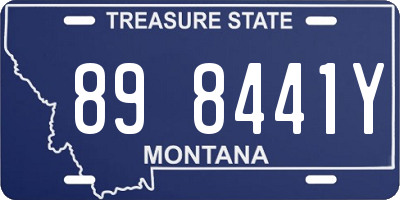 MT license plate 898441Y