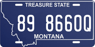 MT license plate 898660Q