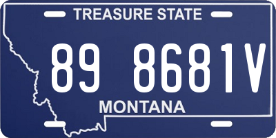 MT license plate 898681V