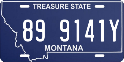 MT license plate 899141Y