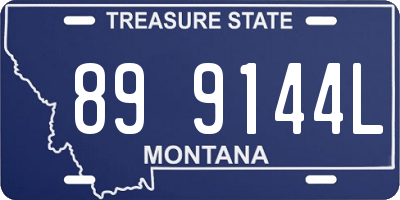 MT license plate 899144L
