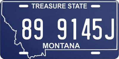 MT license plate 899145J