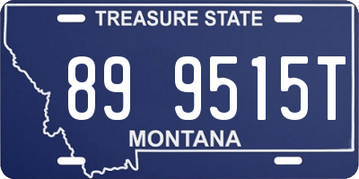 MT license plate 899515T