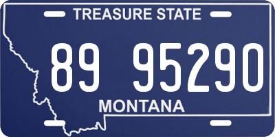MT license plate 899529O