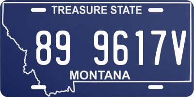 MT license plate 899617V