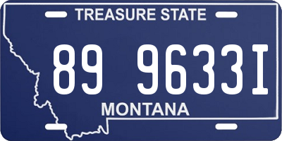 MT license plate 899633I