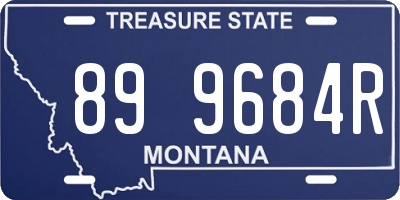 MT license plate 899684R