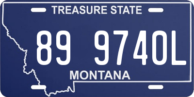 MT license plate 899740L