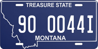 MT license plate 900044I