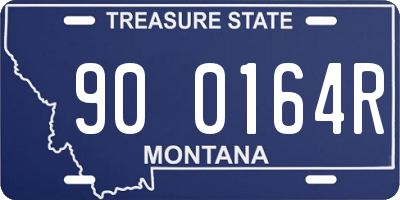 MT license plate 900164R