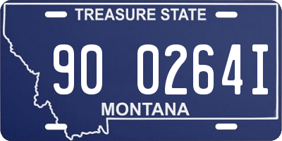 MT license plate 900264I