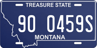 MT license plate 900459S
