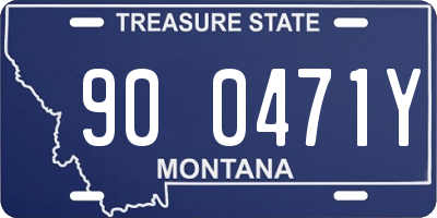 MT license plate 900471Y