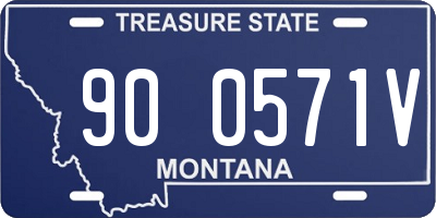 MT license plate 900571V