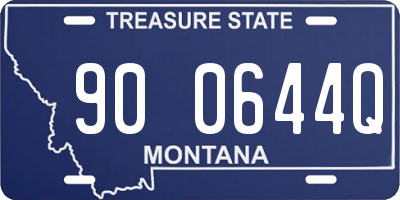 MT license plate 900644Q