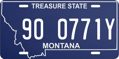 MT license plate 900771Y