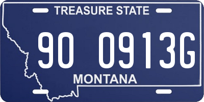 MT license plate 900913G