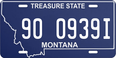 MT license plate 900939I