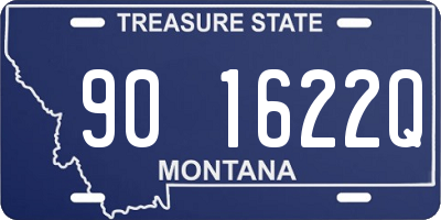 MT license plate 901622Q